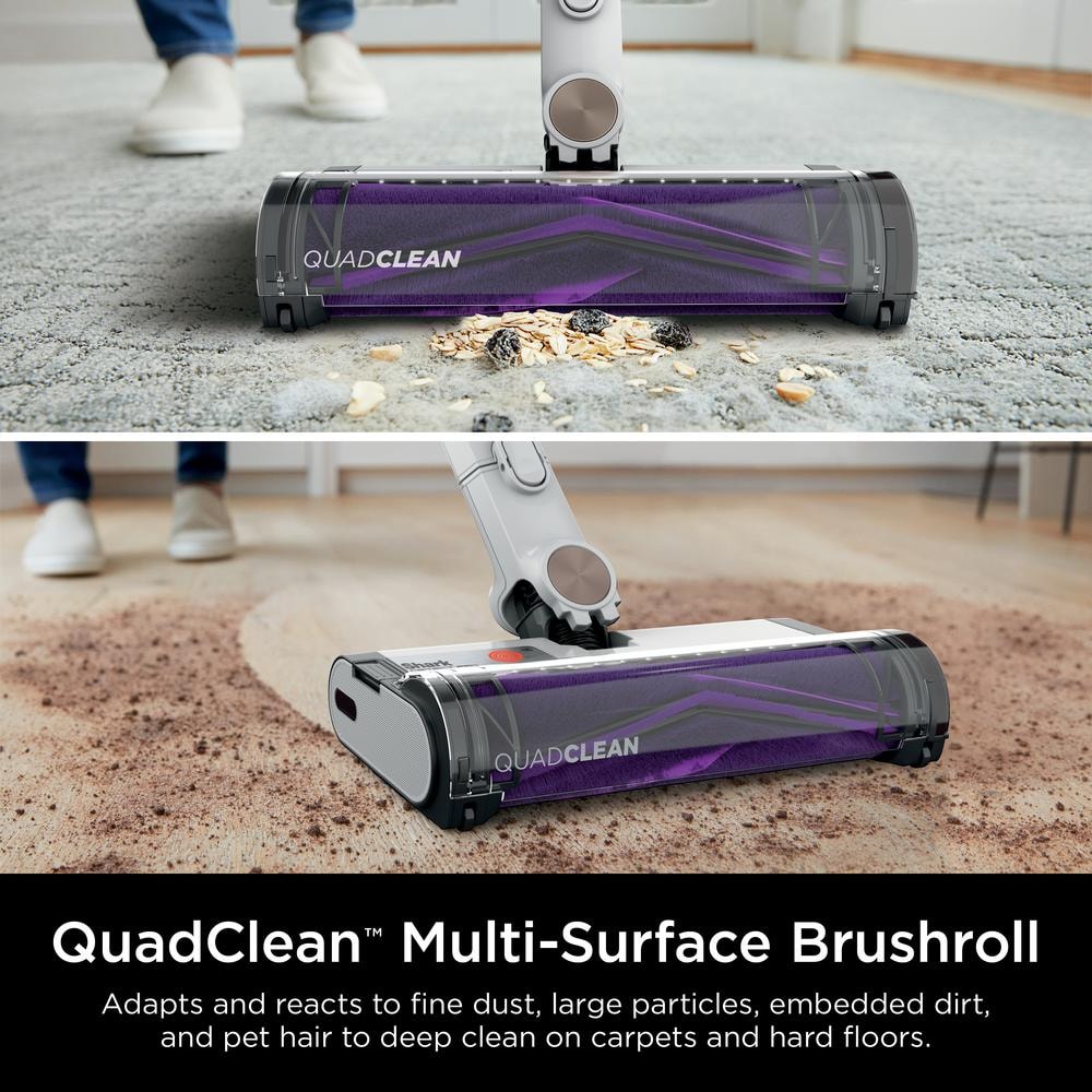 Shark White Cordless Stick Vacuum with HEPA Filter for Pets