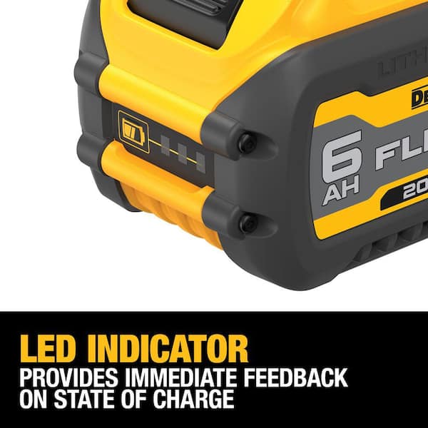 DEWALT - FLEXVOLT 20V/60V MAX Lithium-Ion 6.0Ah Battery Pack (2 Pack)