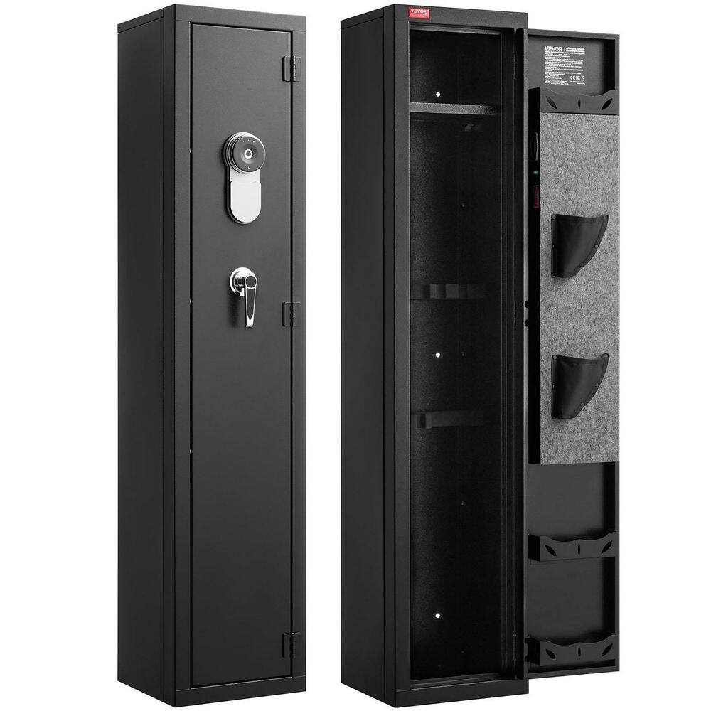 Gun Safe, Heavy Duty Cold-Rolled Steel Fireproof Rifle Cabinet Fingerprint, Digital Keypad & Key Large Long Gun Cabinet price history on PriceWatchPro
