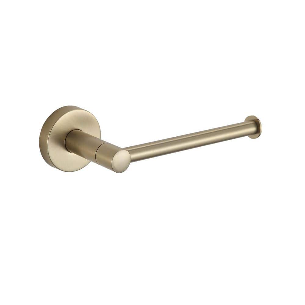 Azure 6.66 in. Wall Mounted Toilet Paper Holder Satin Brass price history on PriceWatchPro