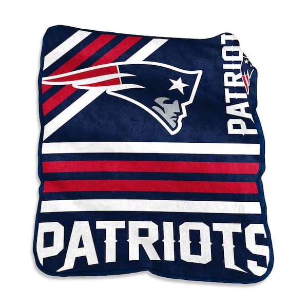 logobrands New England Patriots Multi-Colored Raschel Throw