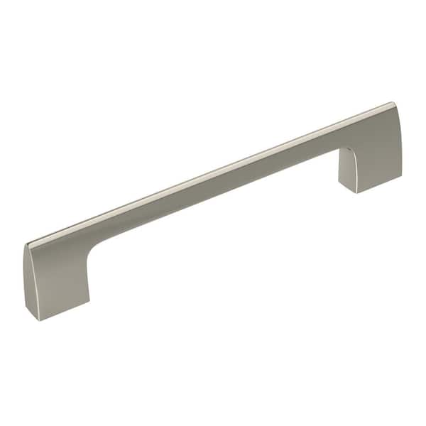 Amerock Riva 5-1/16 in. (128mm) Modern Polished Nickel Bar Cabinet Pull
