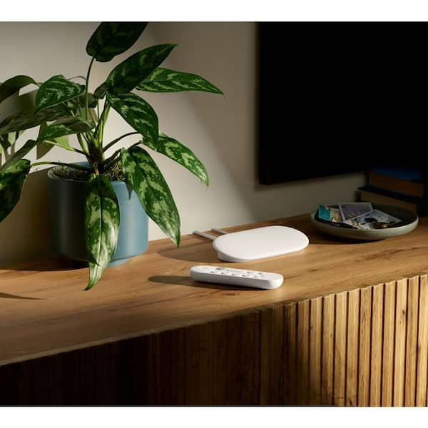 TV Streamer (4K) with Voice Remote - Porcelain