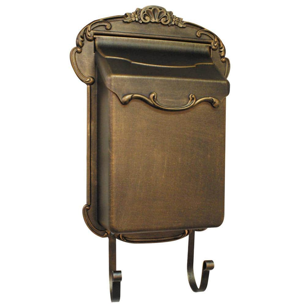 Victoria Bronze Wall Mount Vertical Mailbox