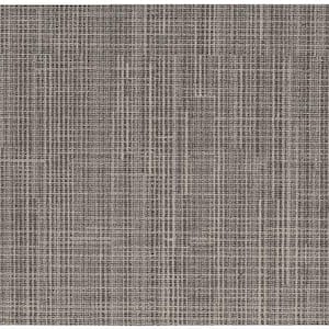 Modish Outlines - Ash - Gray 13.2 ft. 32.44 oz. Wool Loop Installed Carpet