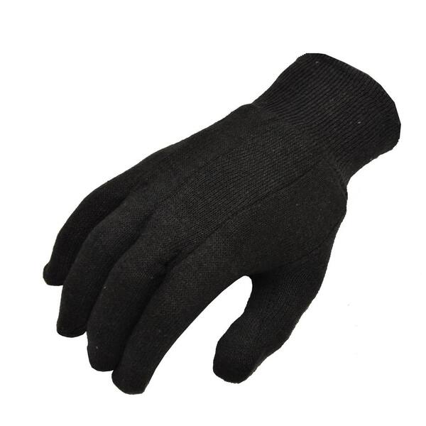 Liberty Glove & Safety X-Large Brown Jersey Gloves - 12-Pair Pack, Cotton Blend Multi-Purpose Work Gloves