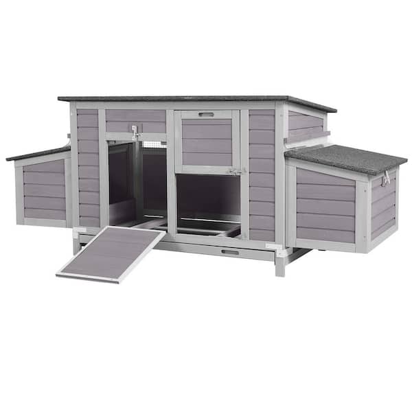 aivituvin Wooden Chicken Coop for 2-4 Chickens