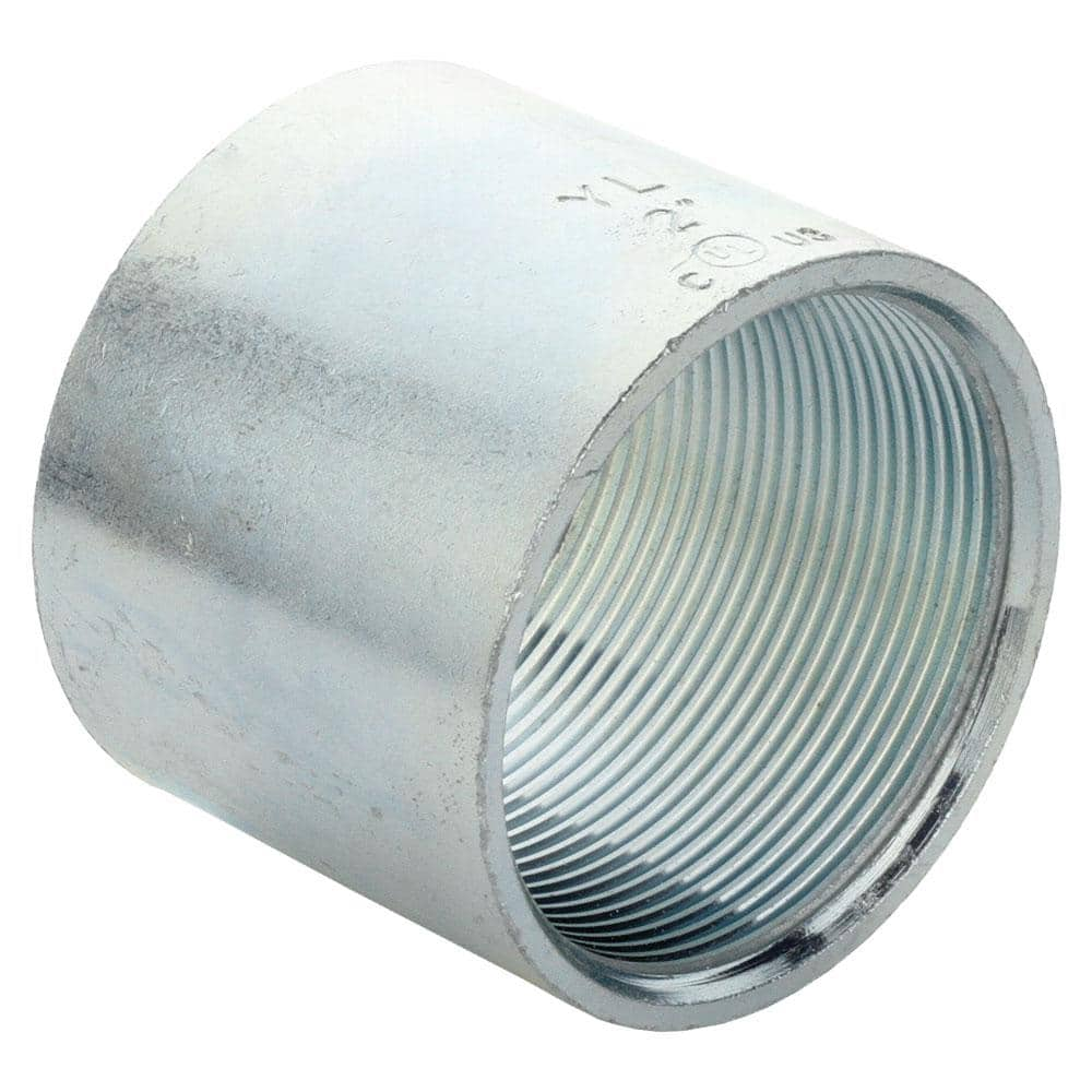 Commercial Electric 2 In. Rigid Metal Conduit (RMC) Threaded Coupling ...