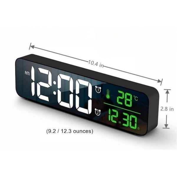 https://images.thdstatic.com/productImages/0c6d0d15-4f77-4557-acd3-d61637c26134/svn/black-green-table-clocks-snsa08in126-31_600.jpg