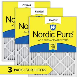 Piece Nordic Pure 16x16x1 MERV 12 Pleated Plus Carbon AC Furnace Air Filters 16 x 16 x 1 