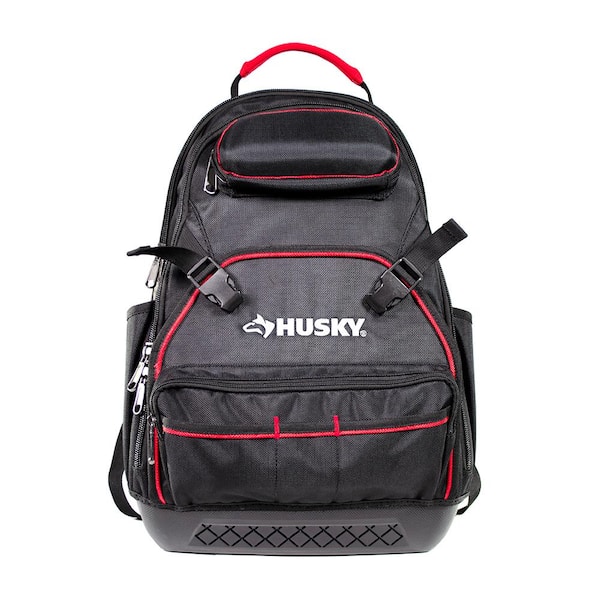 Husky 18 in. Pro Black Backpack