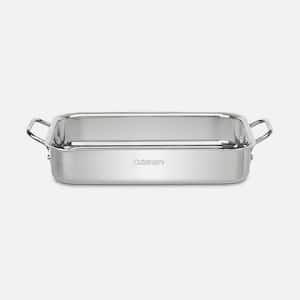 Chef's Classic 13.5 in. Stainless Steel Lasagna Pan with Side Handles