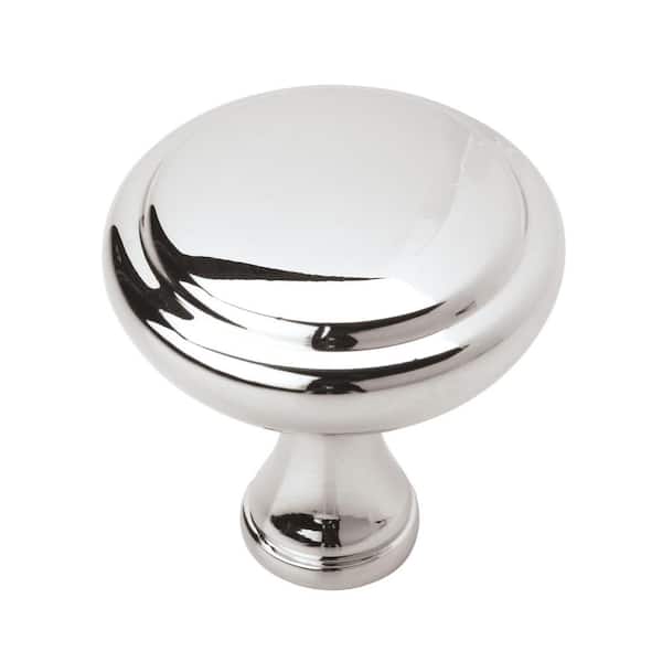Arden 1-1/4 in. Traditional Polished Chrome Round Cabinet Knob
