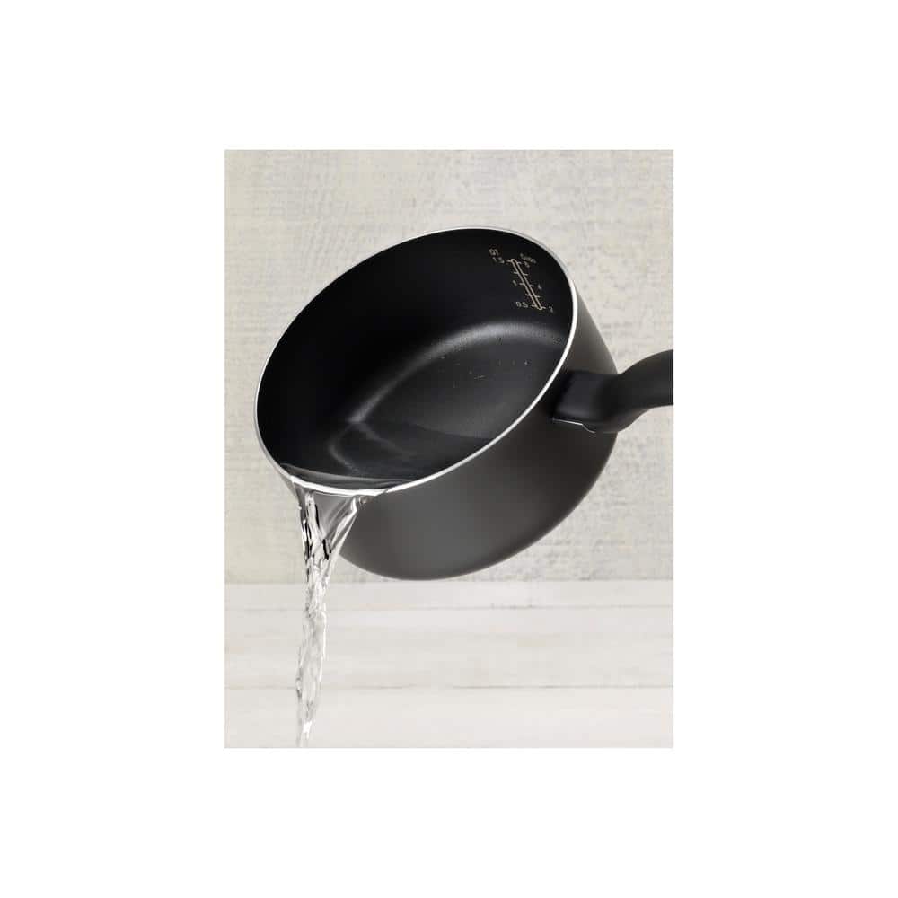 T-fal 10-Piece Nonstick Aluminum Cookware Set in Black