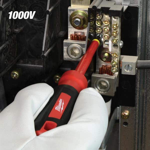 Milwaukee 1000-Volt Insulated Screwdriver Set and Pouch (4-Piece