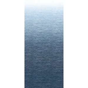 Into the Deep Dark Blue Ombre Contemporary Wall Mural Sample