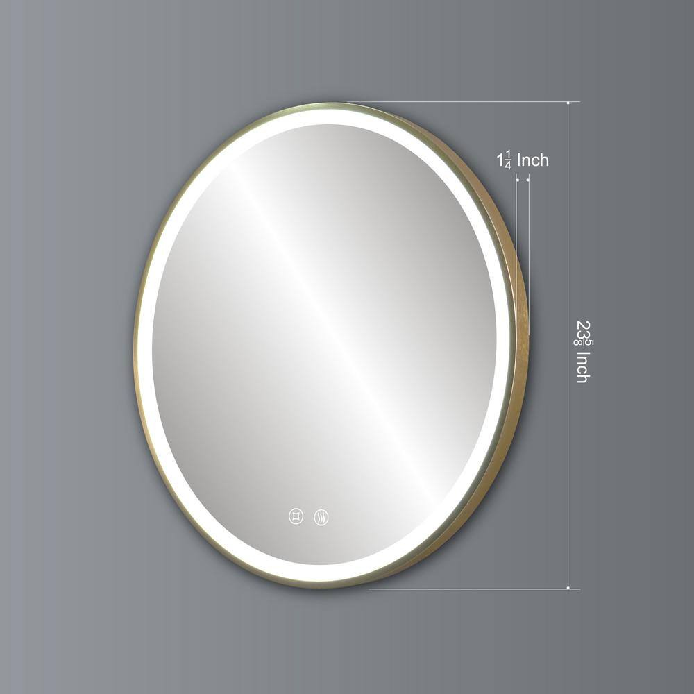 Reviews for DELUXE DL LIVING 23.6 in. W x 23.6 in. H Round Framed Wall