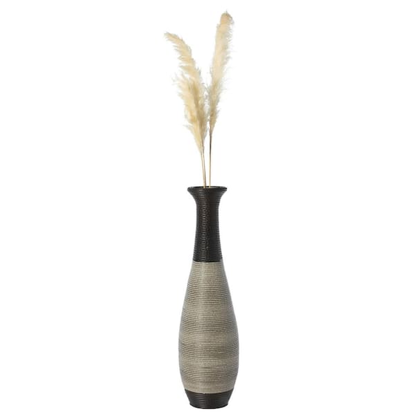 Uniquewise Tall Floor Vase, large vase for home decor floor, Beige