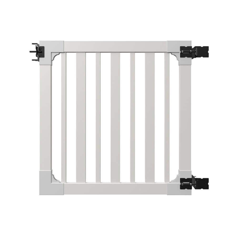 4 ft. x 4 ft. Sturbridge Vinyl Yard and Pool Fence Gate with Stainless Steel Hardware price history on PriceWatchPro