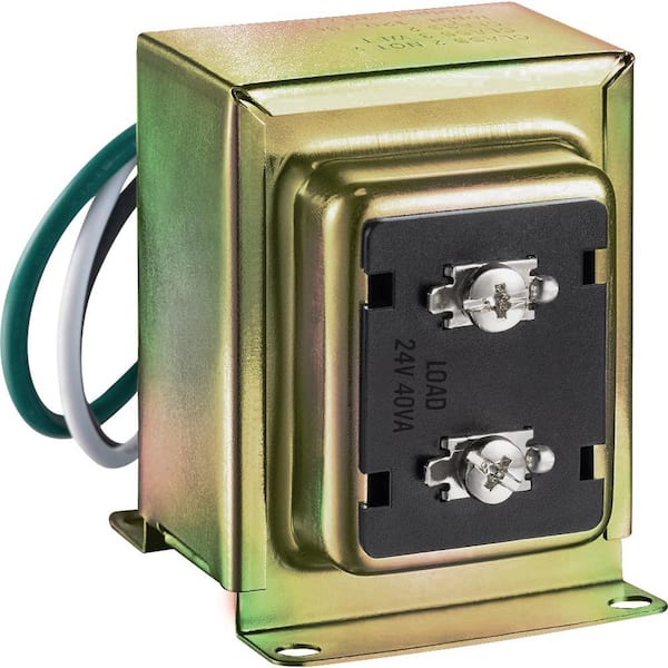 Newhouse Hardware Wired 24V 40vA Doorbell Transformer for Powering Multiple Smart Doorbells and Thermostats
