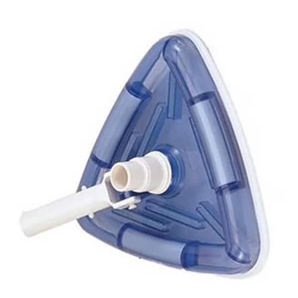 Transparent Triangular Pool Vacuum for Vinyl Liner Pools with Snap Adapt Handle