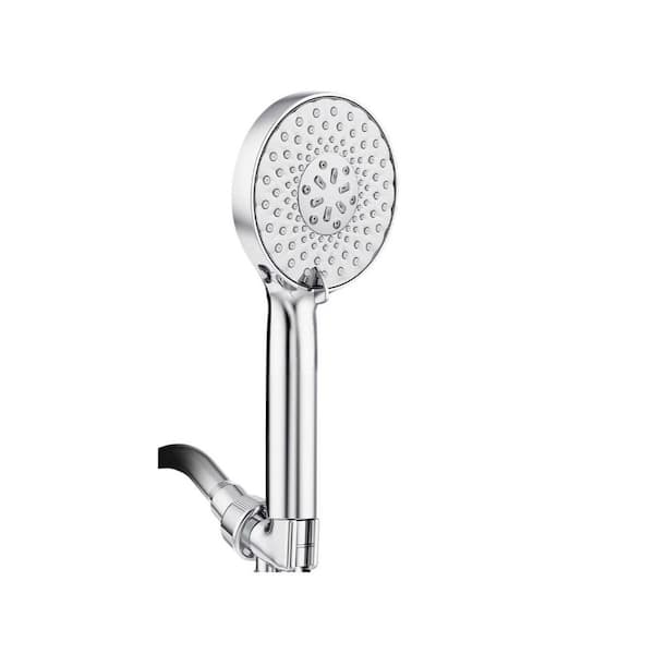 9-Spray Wall Mount Handheld Shower Head with High Pressure and Water Softener Filters, 1.75 GPM, 71 in. Hose Chrome