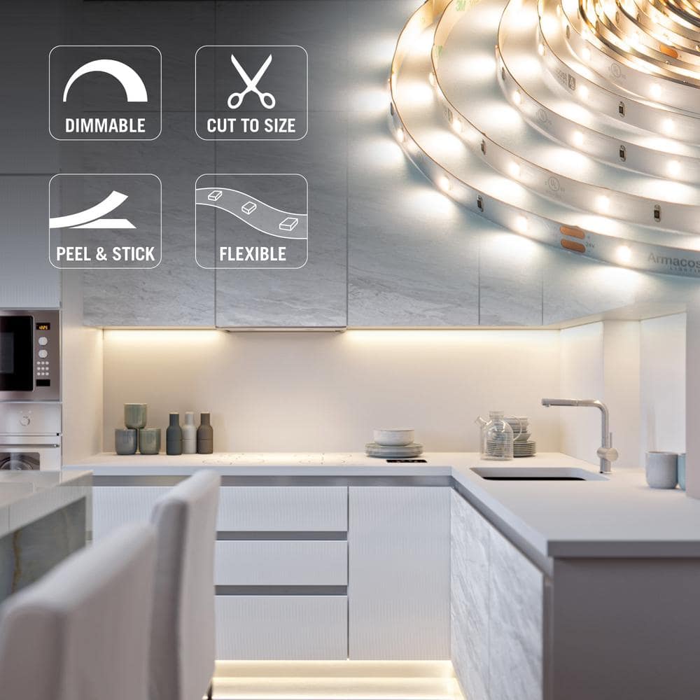 RibbonFlex Pro 8ft White LED Strip Light Tape