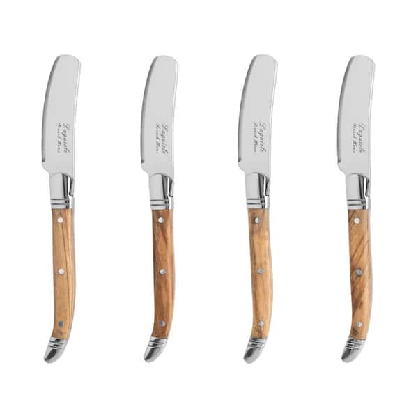 Laguiole ~ 4 Kitchen Knives Set ~ Mixed Woods