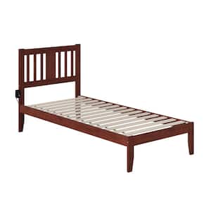 Tahoe Twin Extra Long Bed with USB Turbo Charger in Walnut