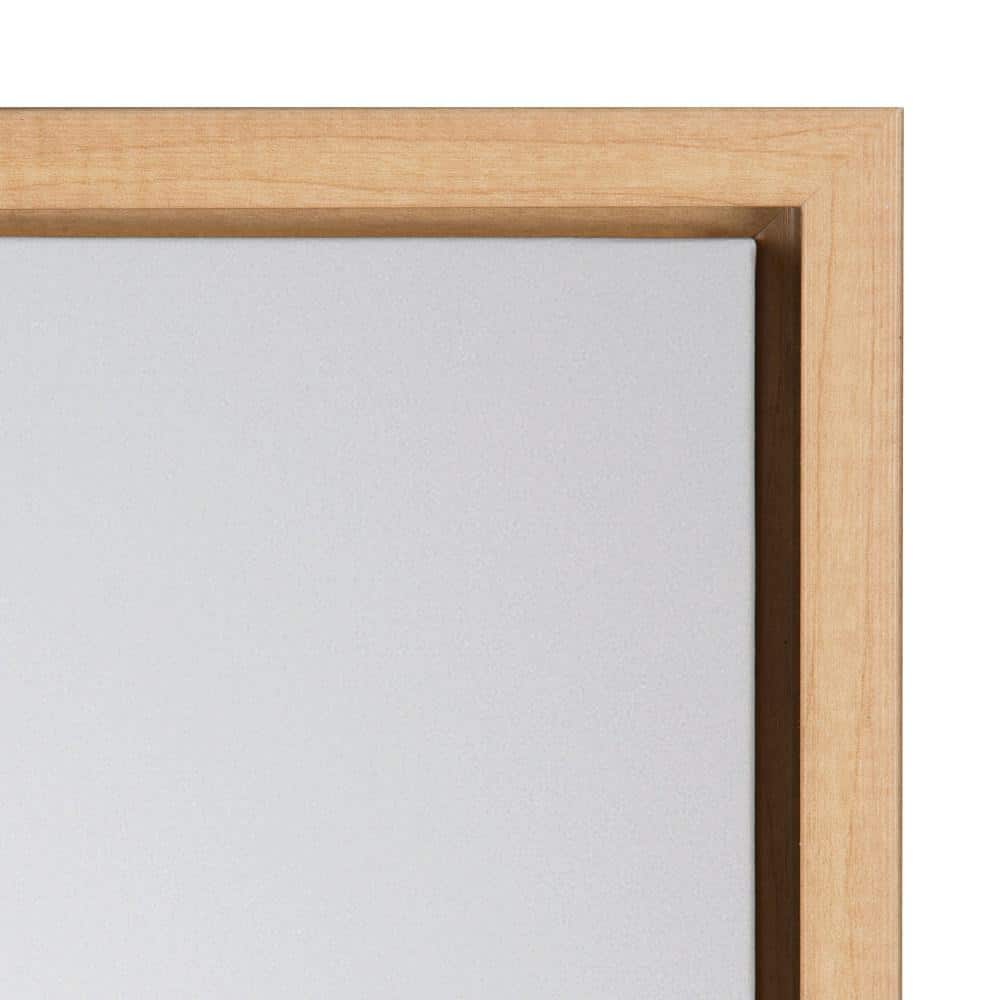 Natural Framed Seagull Canvas Print, 26.69" x 21.63"