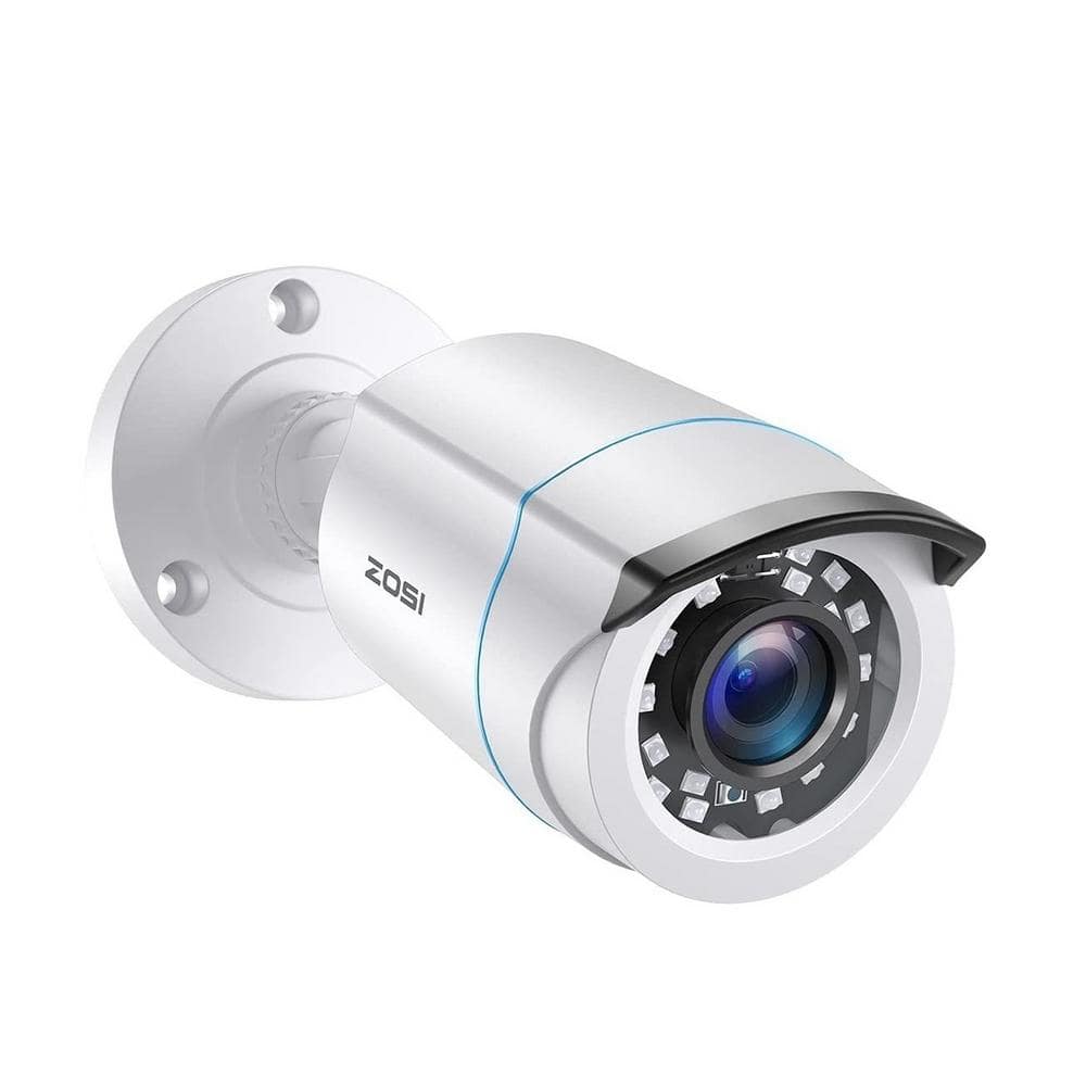 ZOSI 4 in. 1 1080p Outdoor Hardwired Home Security Camera