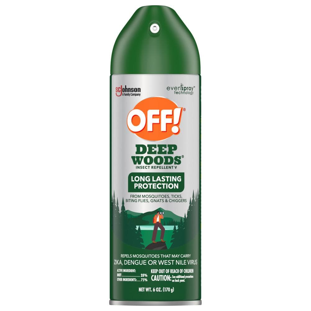 OFF! 6 oz. D Woods Insect Repellent Aerosol Spray 22938 The Home Depot