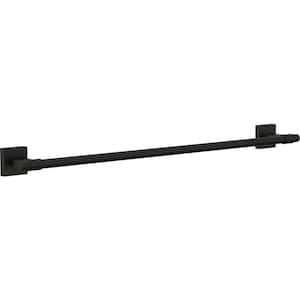 Maxted 24 in. Towel Bar in Matte Black