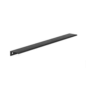 Lincoln Collection 7 9/16 in. (192 mm) or 16 3/8 in. (416 mm) Brushed Black Modern Cabinet Finger Pull