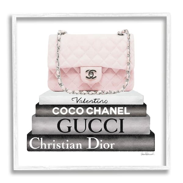 Stack Of Fashion Books With A Chanel Bag