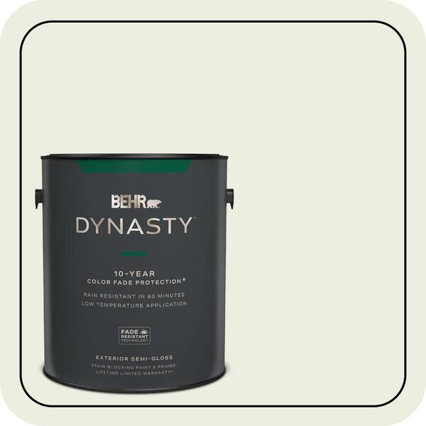 BEHR DYNASTY 1 gal. #420E-1 Hemlock Bud Semi-Gloss Exterior Stain-Blocking Paint & Primer