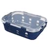 MICHAEL GRAVES DESIGN 20 oz. High Borosilicate Glass Food Storage Container  with Plastic Lid HDC77509 - The Home Depot