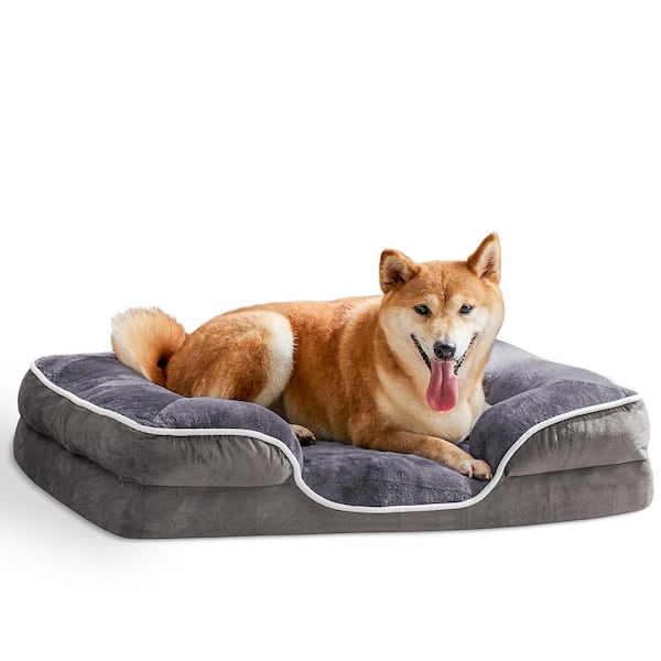 Pet bed with removable cover best sale