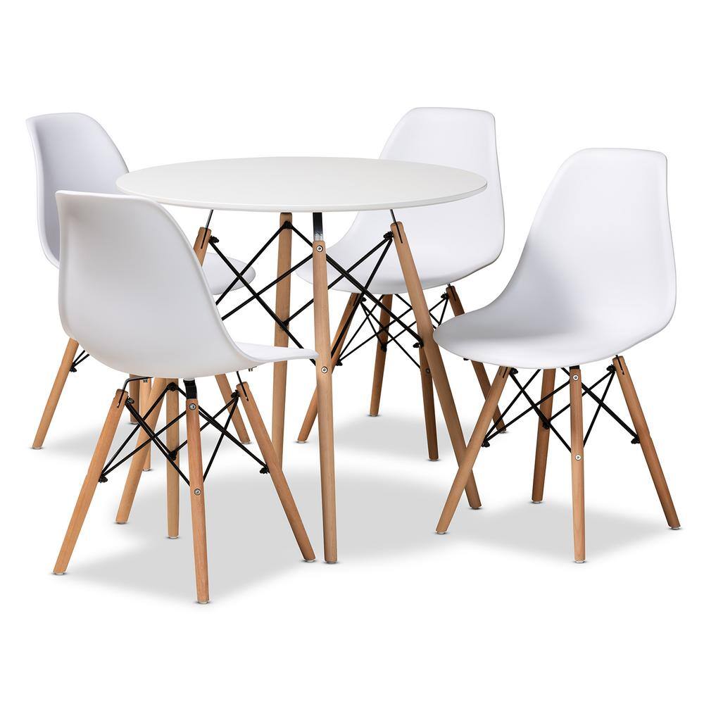 Shop Baxton Studio Jaela Modern and Contemporary White Finished