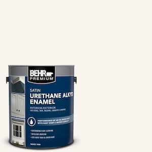 1 gal. #PR-W13 Crystal Cut Urethane Alkyd Satin Enamel Interior/Exterior Paint