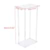 YIYIBYUS 23.62 in. Tall Indoor/Outdoor Clear Acrylic Plastic Round Plant  Stand (1-Tiered) OT-ZJGJ-4823 - The Home Depot