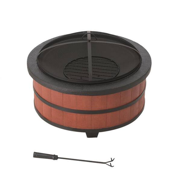 Sunjoy Alta 30 in. Steel Fire Pit