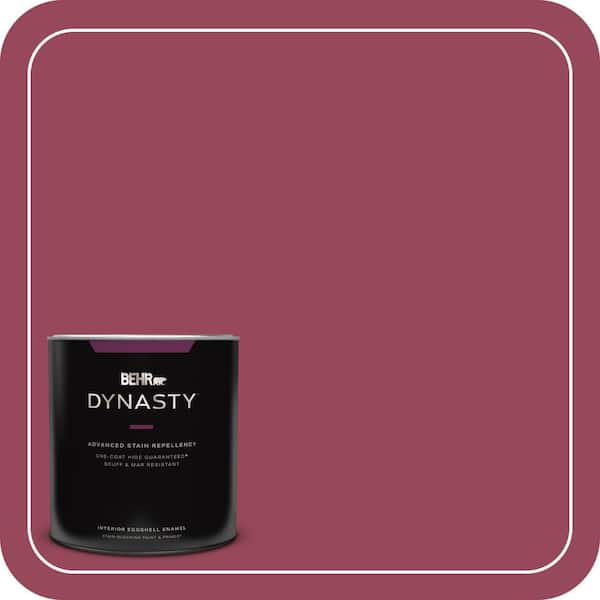BEHR DYNASTY 1 qt. #PPU1-16 Haitian Flower Eggshell Enamel Interior Stain-Blocking Paint and Primer