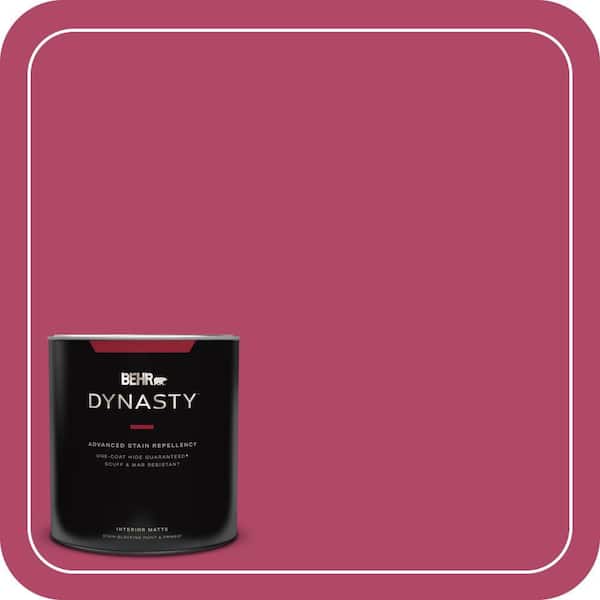 BEHR DYNASTY 1 qt. #HDC-SM16-04 Bing Cherry Pie Matte Interior Stain-Blocking Paint and Primer