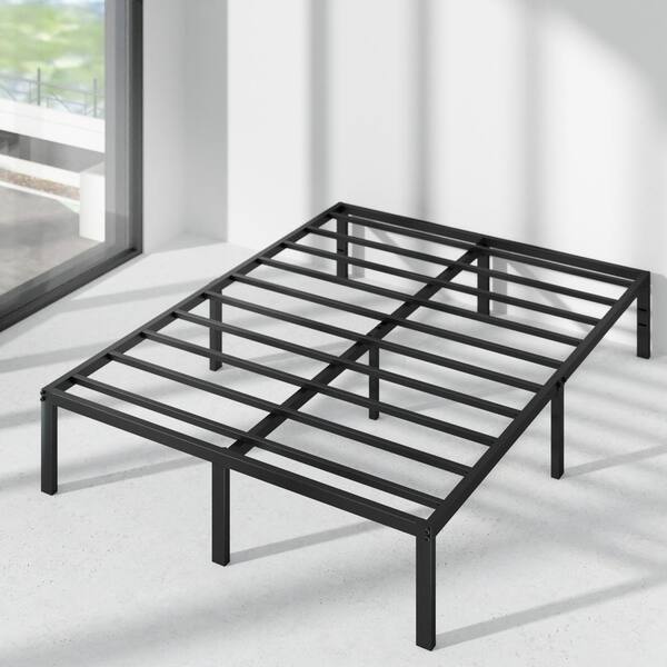 Easy Assembly ZINUS Yelena 14 Inch Metal Platform Bed Frame Steel Slat Support Queen No Box Spring Needed
