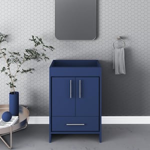 Pacific 24 in. W x 18 in. D x 33.88 in. H Bath Vanity Cabinet without Top in Navy