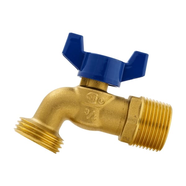 Everbilt 3/4 in. FHT x 3/4 in. MIP or 1/2 in. FIP Brass Multi Adapter  Fitting 801649 - The Home Depot