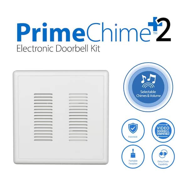 NICOR PrimeChime Plus 2 Video Compatible Wired Door Bell Chime Kit