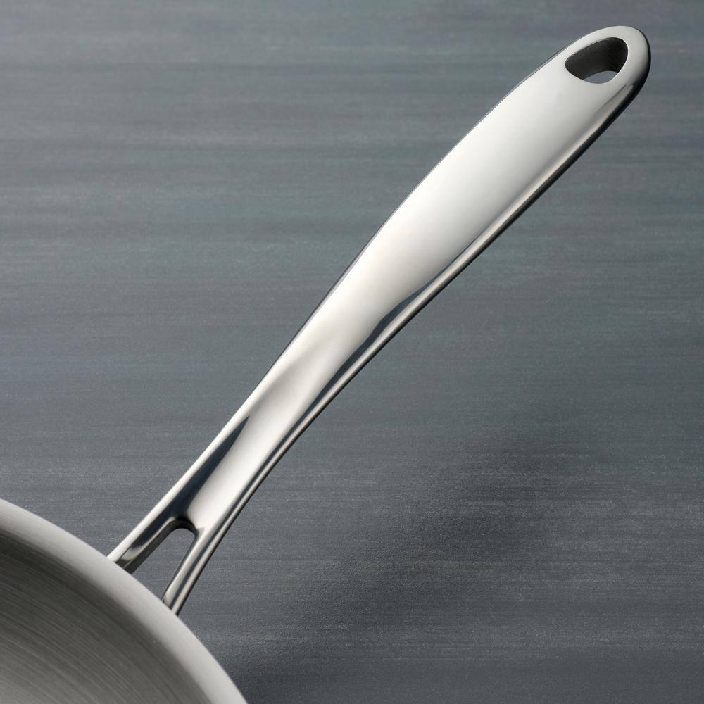 Tri-Ply Clad Stainless Steel 8-Piece Cookware Set with Glass Lids