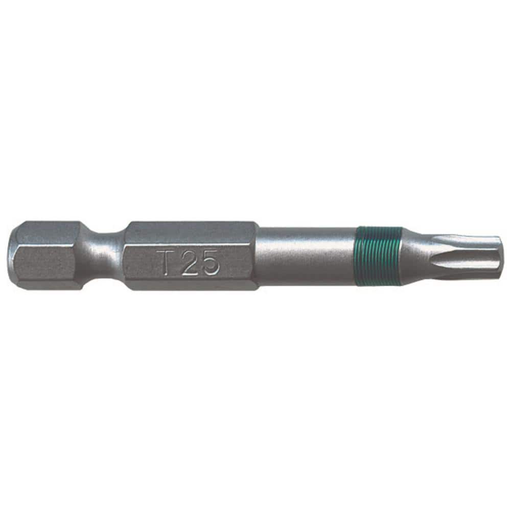 10 Pack Impact Rated T25 Torx 2" Power Bit 